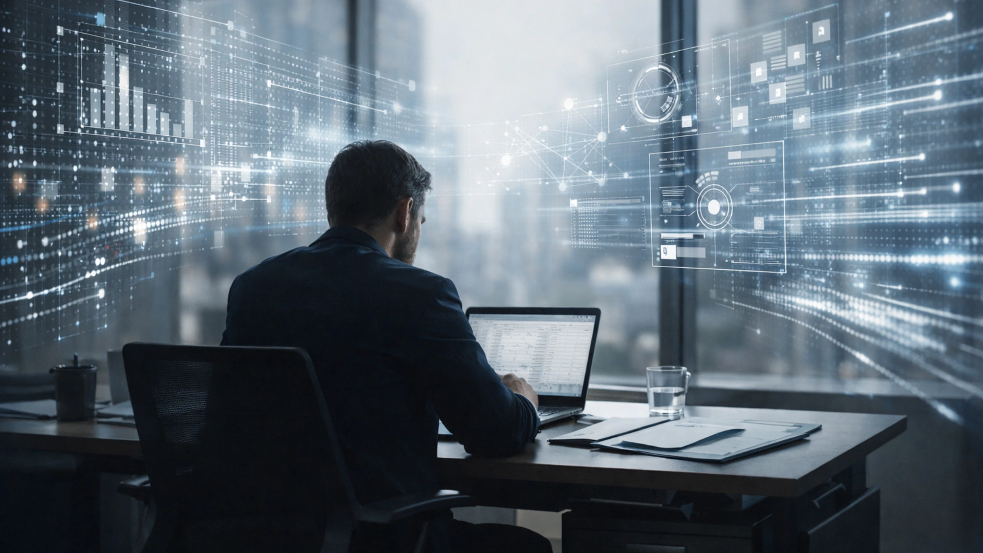 lgorytmy i AI już nie tylko wspierają pracę. Coraz częściej ją zastępują. Fot. ChatGPT/ AI