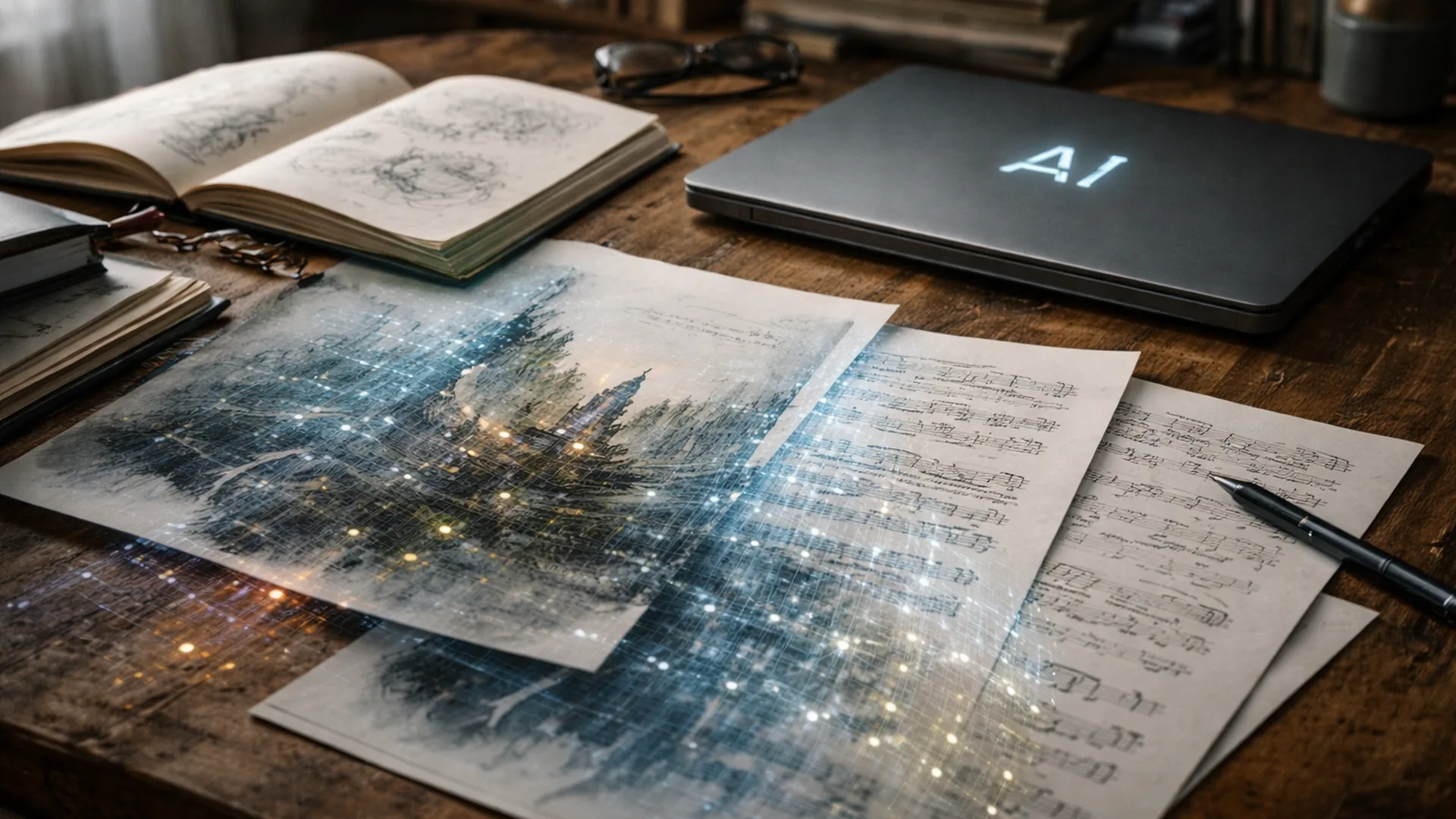 Czy AI kradnie prace grafików i ilustratorów? Fot. ChatGPT/ AI